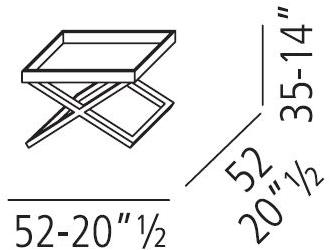 Vibieffe Сервиз деревянный квадратный 9500 9500046  - Вид №6