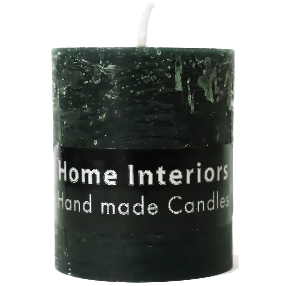 Свеча-столбик Рустик 60x70 см цвет темно-зеленый Santreyd STLM-2015067 - Вид №1