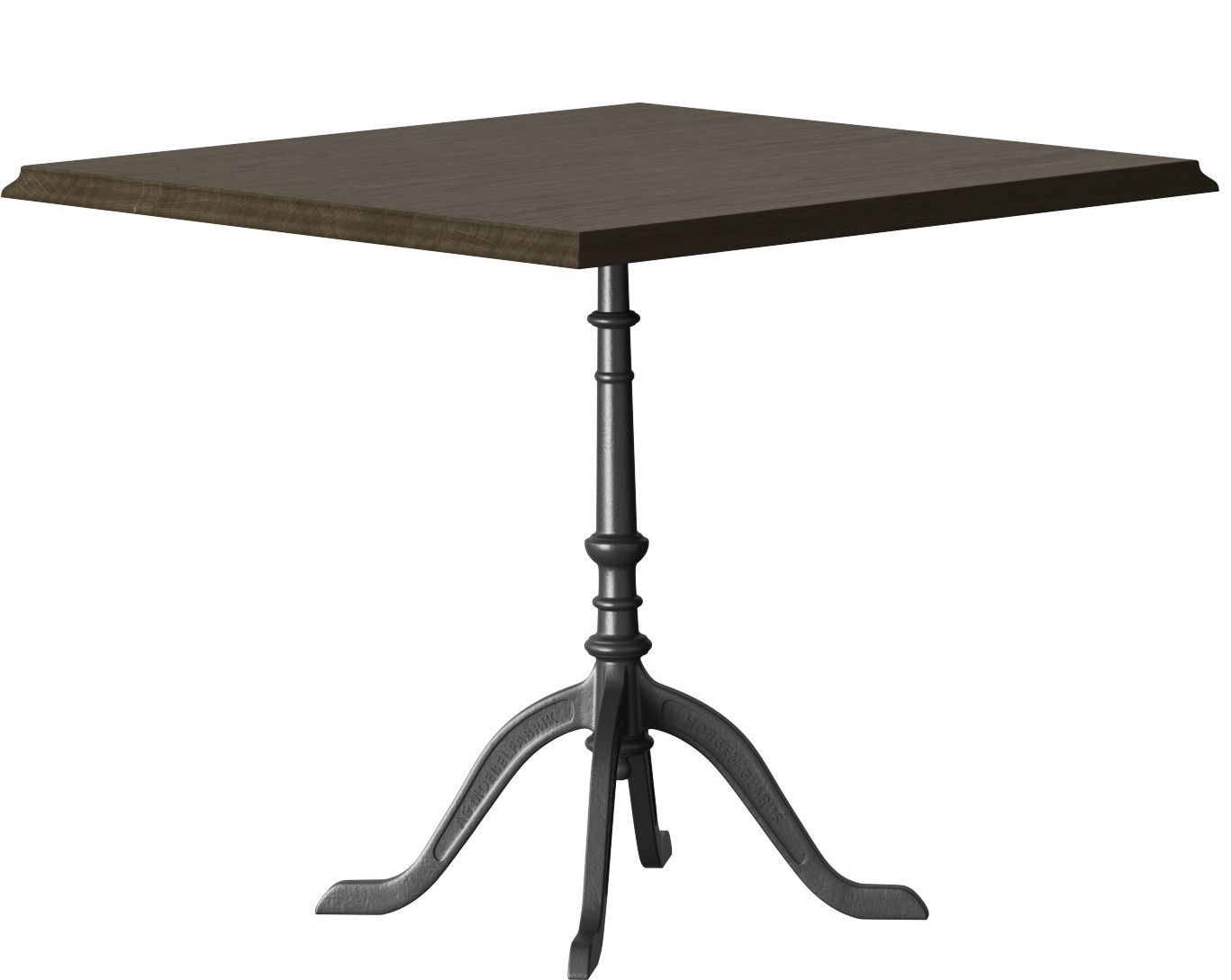 Квадратный стол из массива дерева со спицами horgenglarus GLORIA ARCH-00120274 - Вид №3