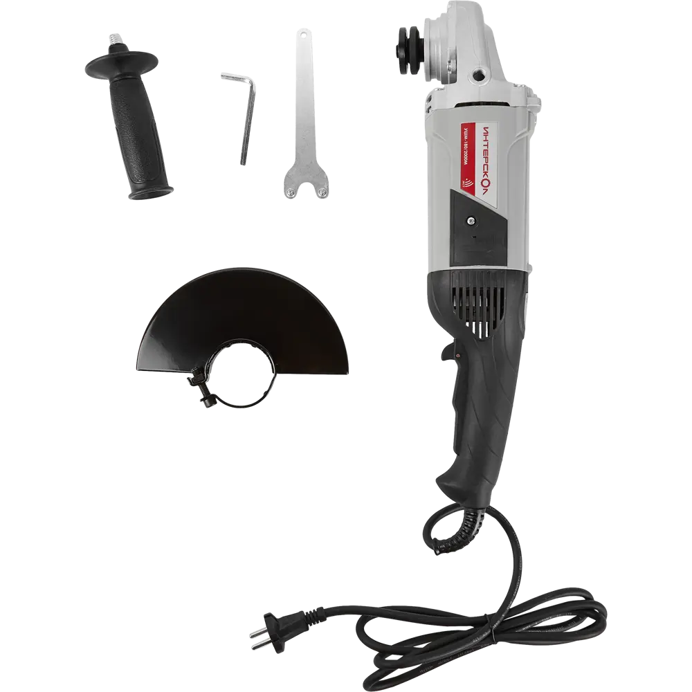 Углошлифовальная машина Интерскол УШМ-180/2000М с мощностью 2000 Вт 84529557 STLM-0051285 - Вид №4