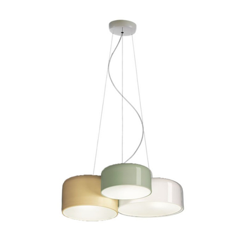 069328 Подвес 60 см Белый/Бежевый/Марсала Ole! Funky Santreyd - Вид №1