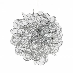 Подвесной светильник Ideal Lux Dust SP12 IDEAL LUX ДИЗАЙНЕРСКИЕ, DUST 072629 Серебро