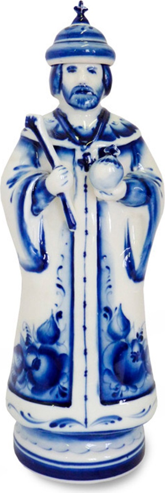 10612903 Гжельский фарфоровый завод Штоф "Царь" 0,8л 