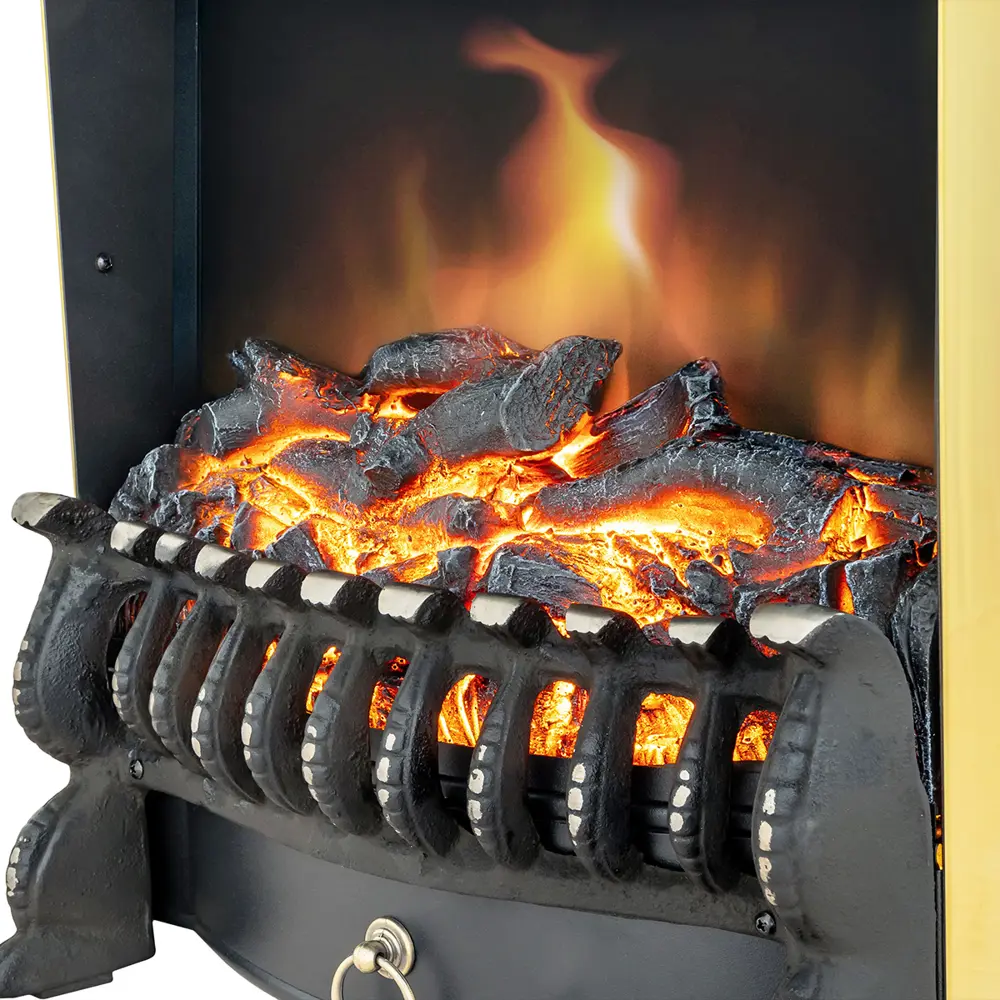 Каминокомплект Royal Flame Bradford STD Fobos FX Brass 1.5 кВт цвет белый STLM-2090683 - Вид №1