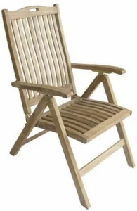 Il Giardino di Legno Садовое кресло из тика с подлокотниками Moon 320