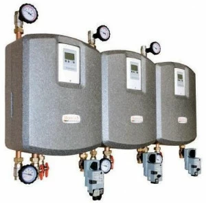 EMMETI Каскадные системы для производства горячей воды Bollitori, pannelli solari per impianti solari