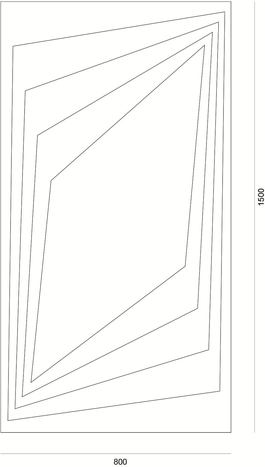 Formagenda Зеркало настенное прямоугольное в раме sun-id-1504412 - Вид №1