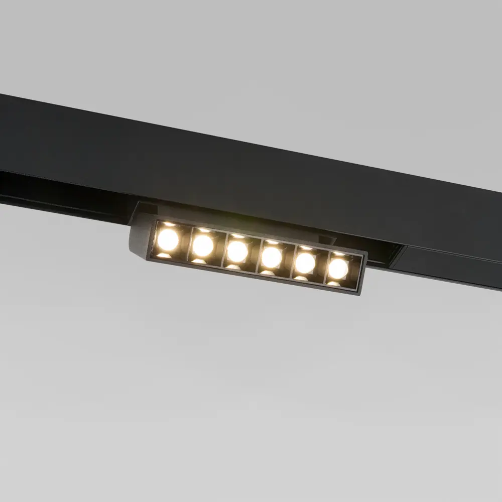Трековый светильник Elektrostandard Slim Magnetic магнитный 6 Вт 4200K 3 м² цвет черный 85069830 STLM-2142261  - Вид №2