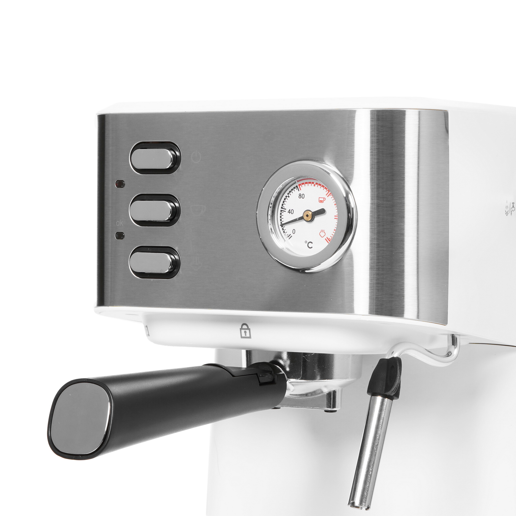 9052691 Кофеварка рожковая JVC JK-CF33 white белый STDN-0083016 - Вид №3