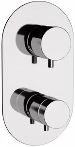 Remer Rubinetterie Смеситель для душа из хромированной латуни с переключателем Minimal thermo Nt 93 7