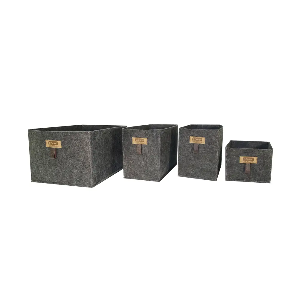 Короб для хранения InSmart 15х30х20 см тёмно-серый Santreyd STLM-2208450 - Вид №2