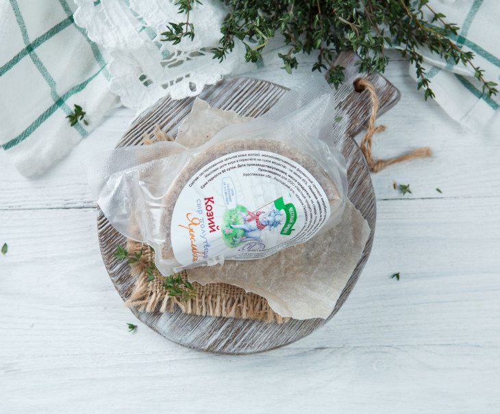 3883 Козий сыр полутвердый "Ярославский" Вкусляндия  - Вид №2