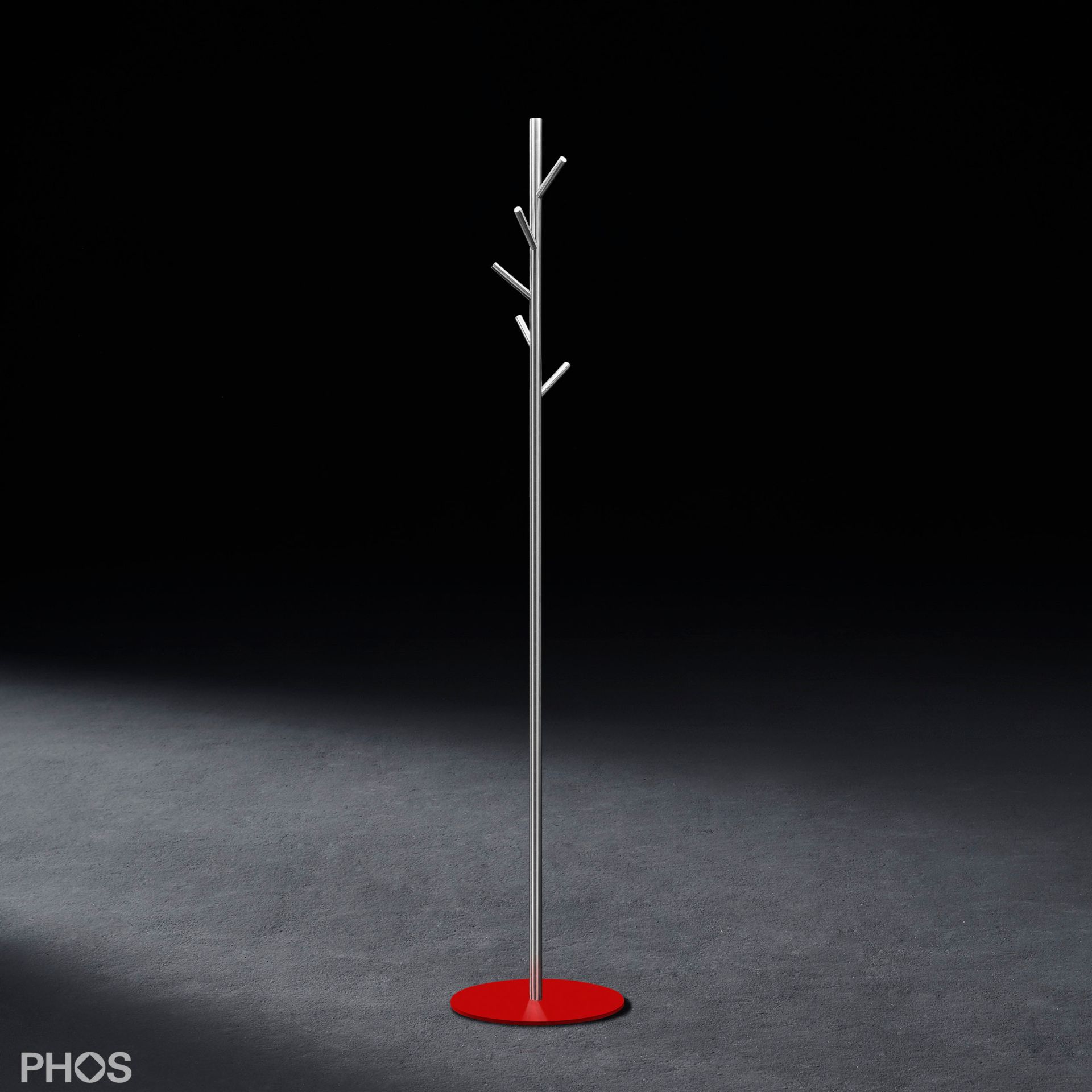 GSTH10-B-BPS Вешалка для полотенец и вешалка для верхней одежды с 10 крючками, основание: черное PHOS  - Вид №1