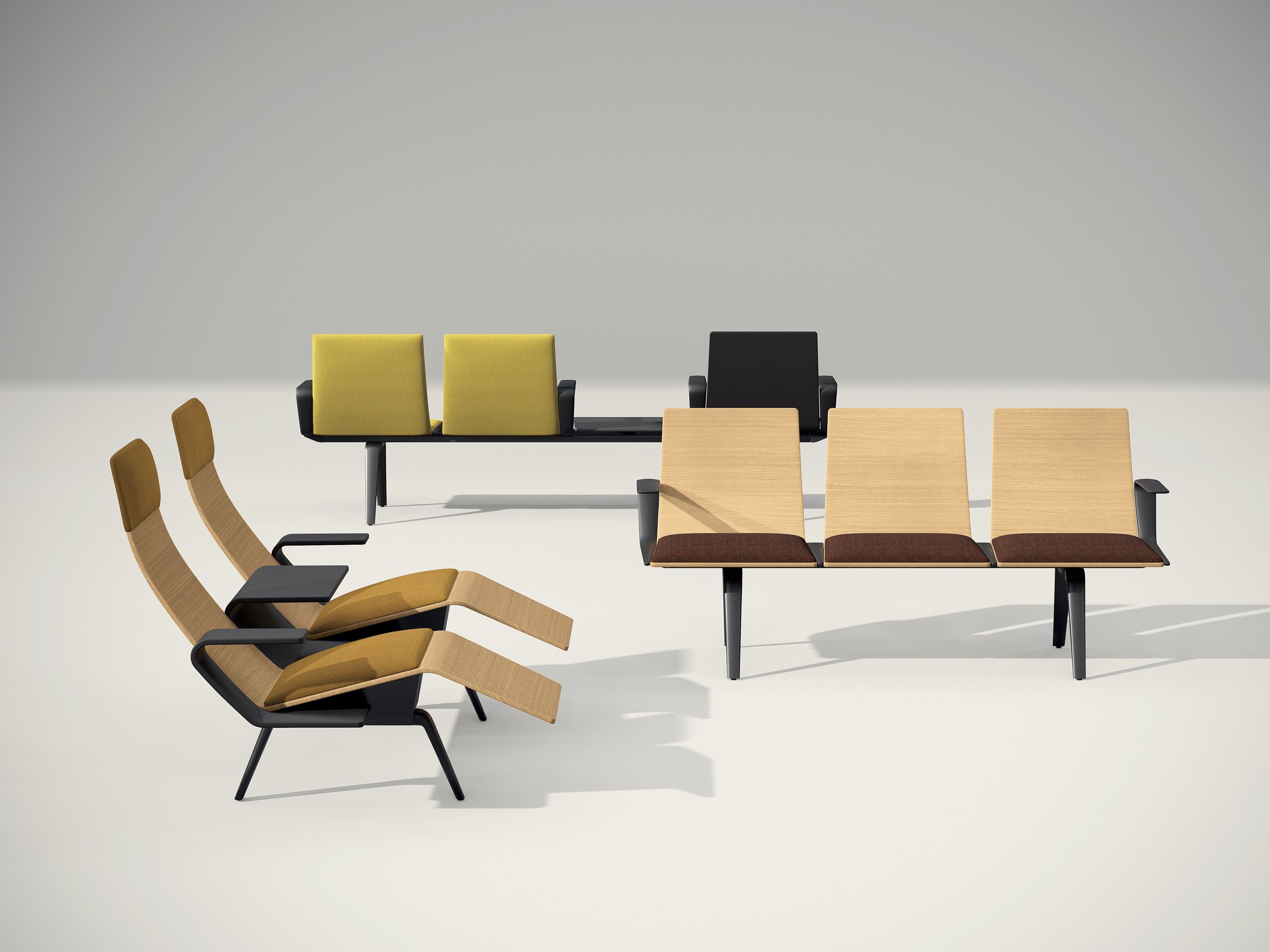 Стул для зала ожидания Arper Pausit ARCH-00080713 - Вид №12