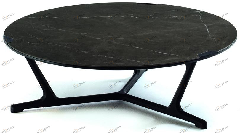 Frigerio Salotti Круглый журнальный столик из керамогранита Arja sun-id-1454235