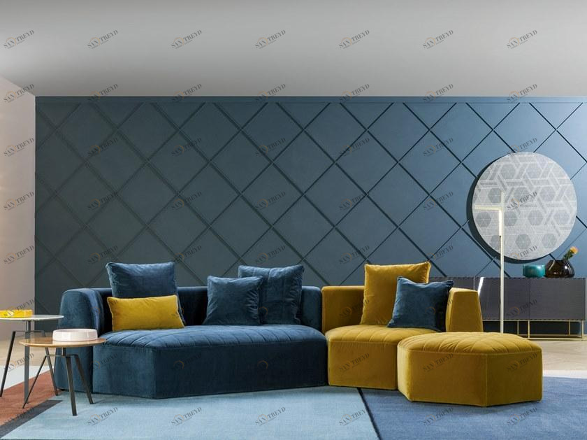 Bonaldo Модульный тканевый диван с подставкой для ног Panorama sun-id-1438016