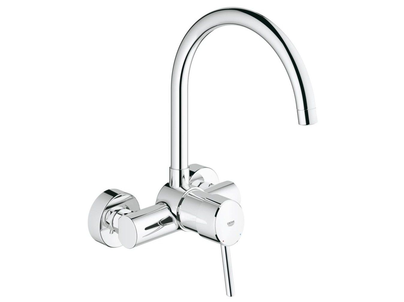 Смеситель для кухни с 2 отверстиями и поворотным изливом Grohe концепция ARCH-00009414