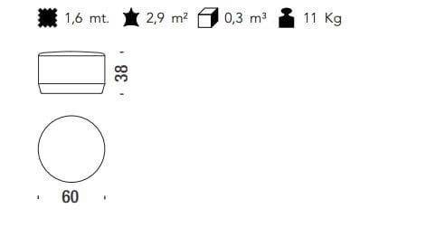 Круглый пуф MOROSO Bikini Island ARCH-00078832 - Вид №3