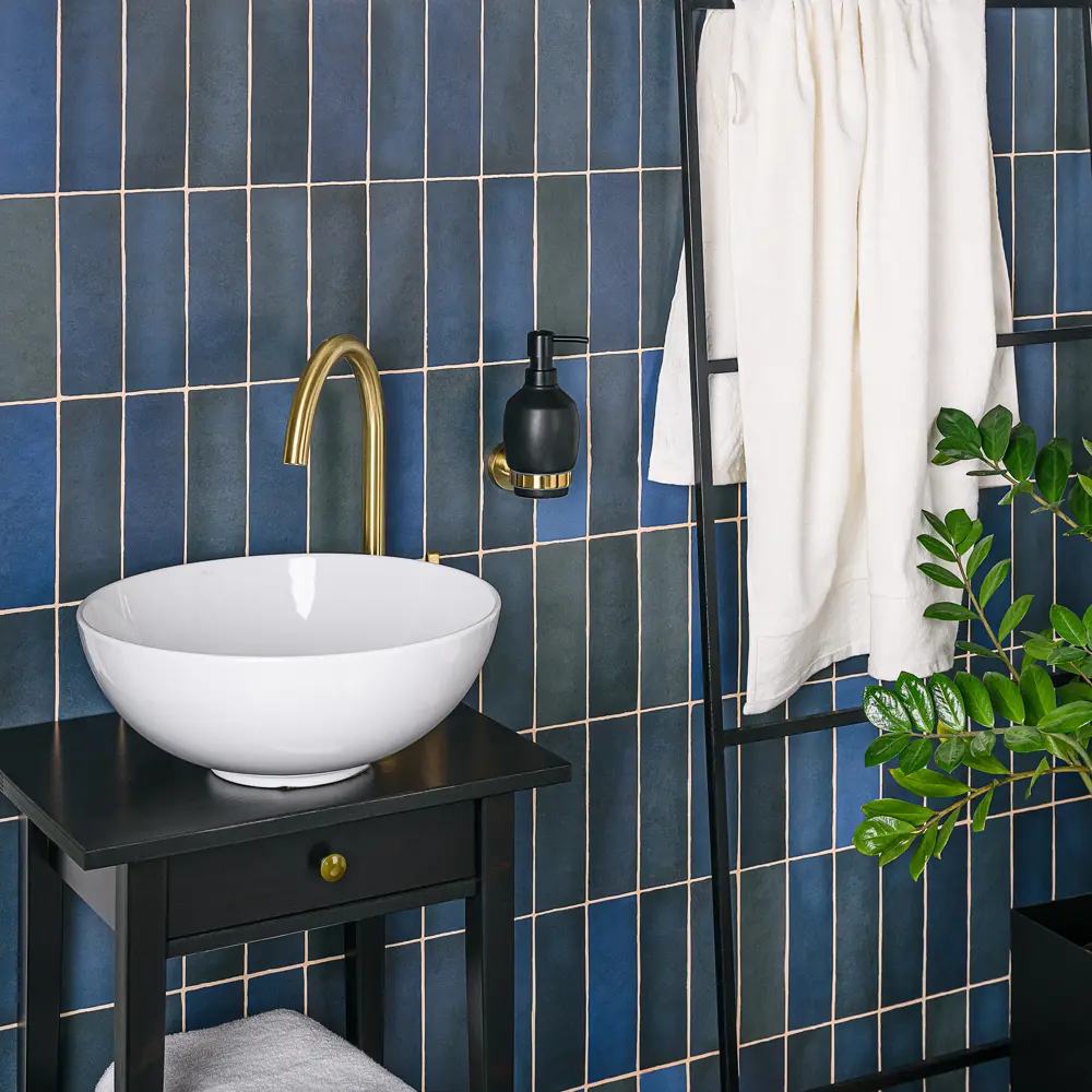 Дозатор для жидкого мыла Moroshka Oro Nero цвет чёрный/золотой STLM-2100588 - Вид №5