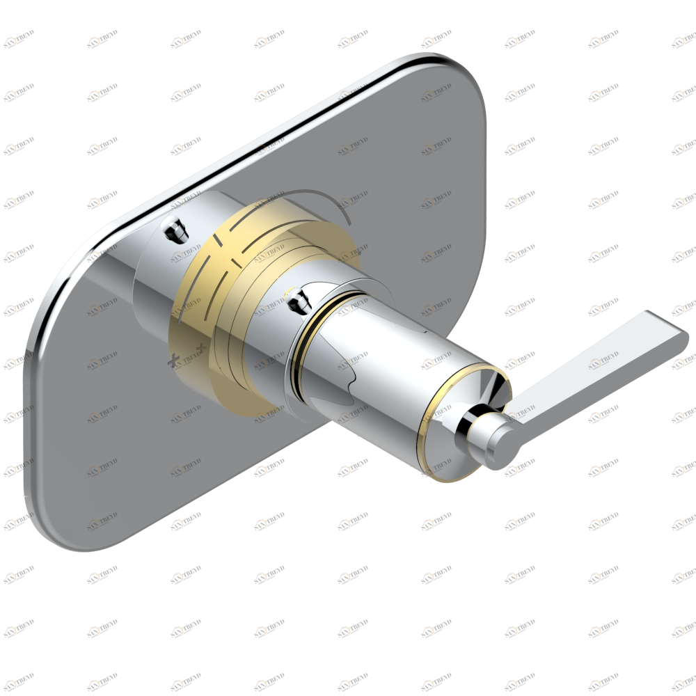 G2U-5100B Ручка регулировки для термостата THG, арт.5100A 1/2" и 5200A 3/4" Thg-paris Faubourg metal с рукоятками Хром/золото G2U 5100B CAT.A