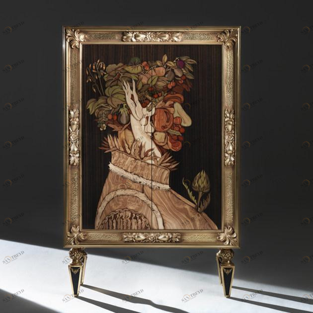 Rozzoni Комод деревянный с распашными дверцами Milano sun-id-1366124