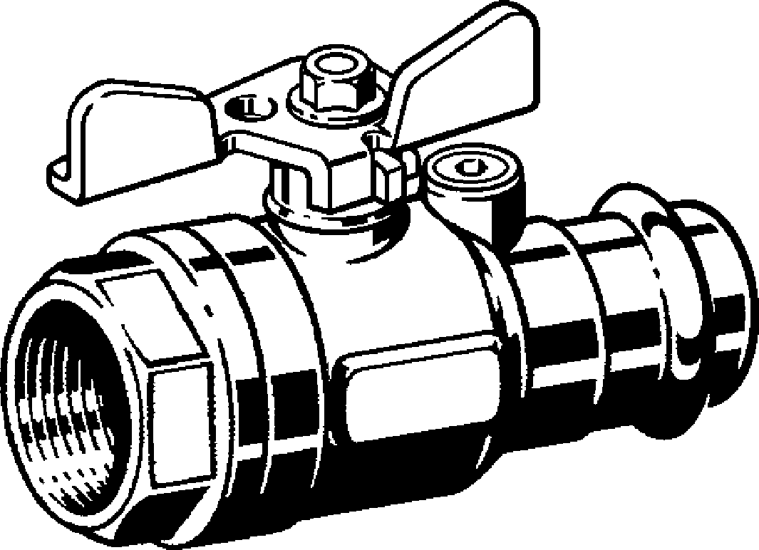 Viega Газовый шаровой кран Profipress G 2671.3 (587468) 587 468 - Вид №1