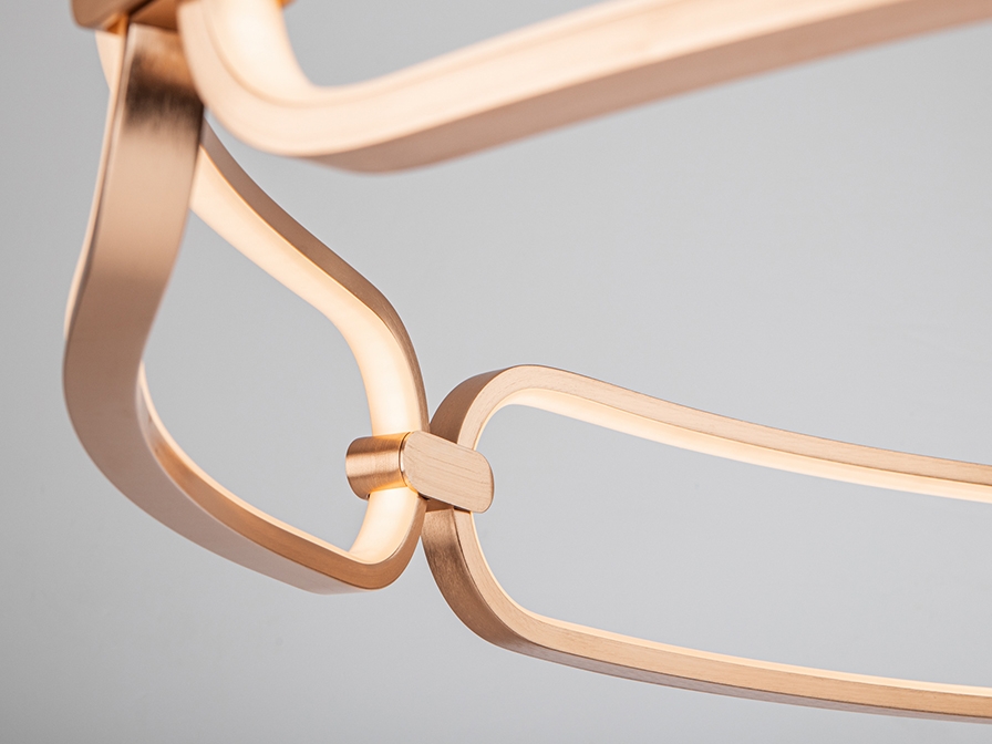 085602 Подвесной светильник Ø47 розовое золото Schuller Colette - Вид №2