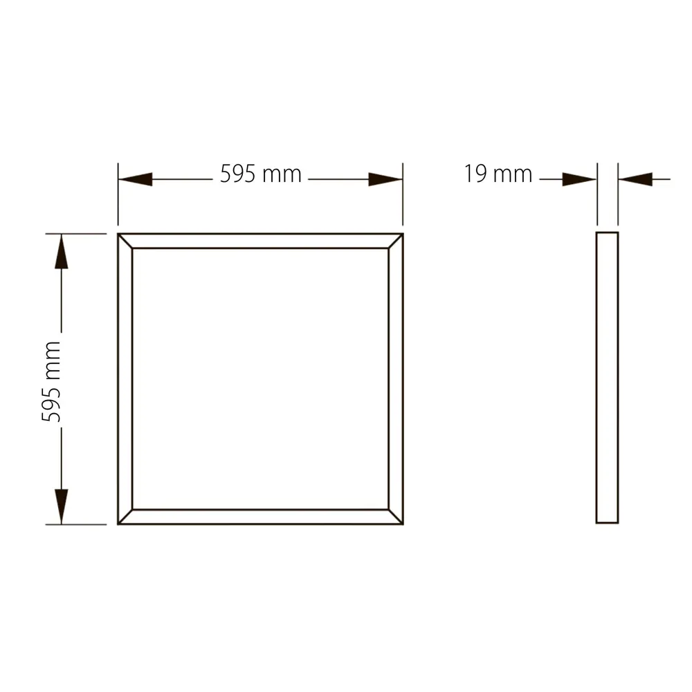Панель светодиодная Volpe Uniel 45 Вт 595x595 мм 6500 K IP40 STLM-2142373 - Вид №8
