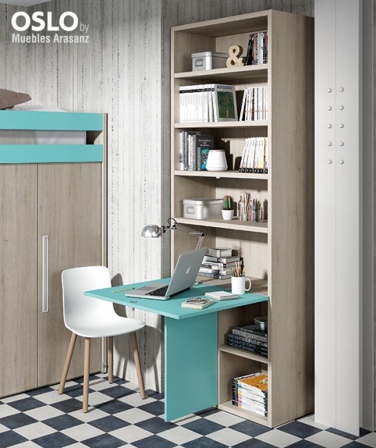 103161 Детская комната с двухъярусной кроватью Ambiente 41 Arasanz Oslo Santreyd - Вид №3