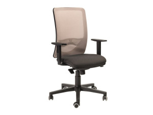 Сетчатое регулируемое по высоте офисное кресло с подлокотниками