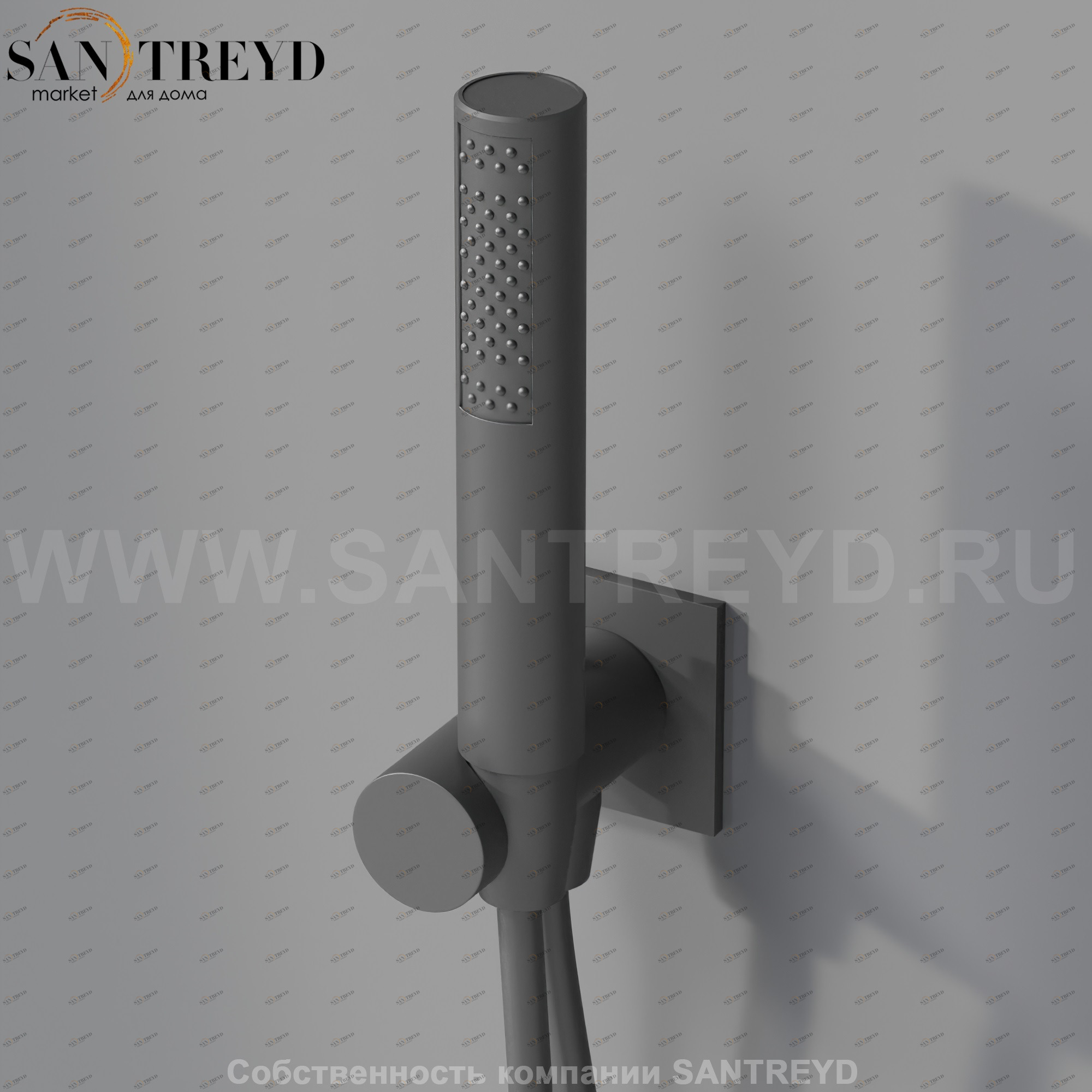 Встроенный ручной душ ARUB1073E MEMORY черный матовый Agape