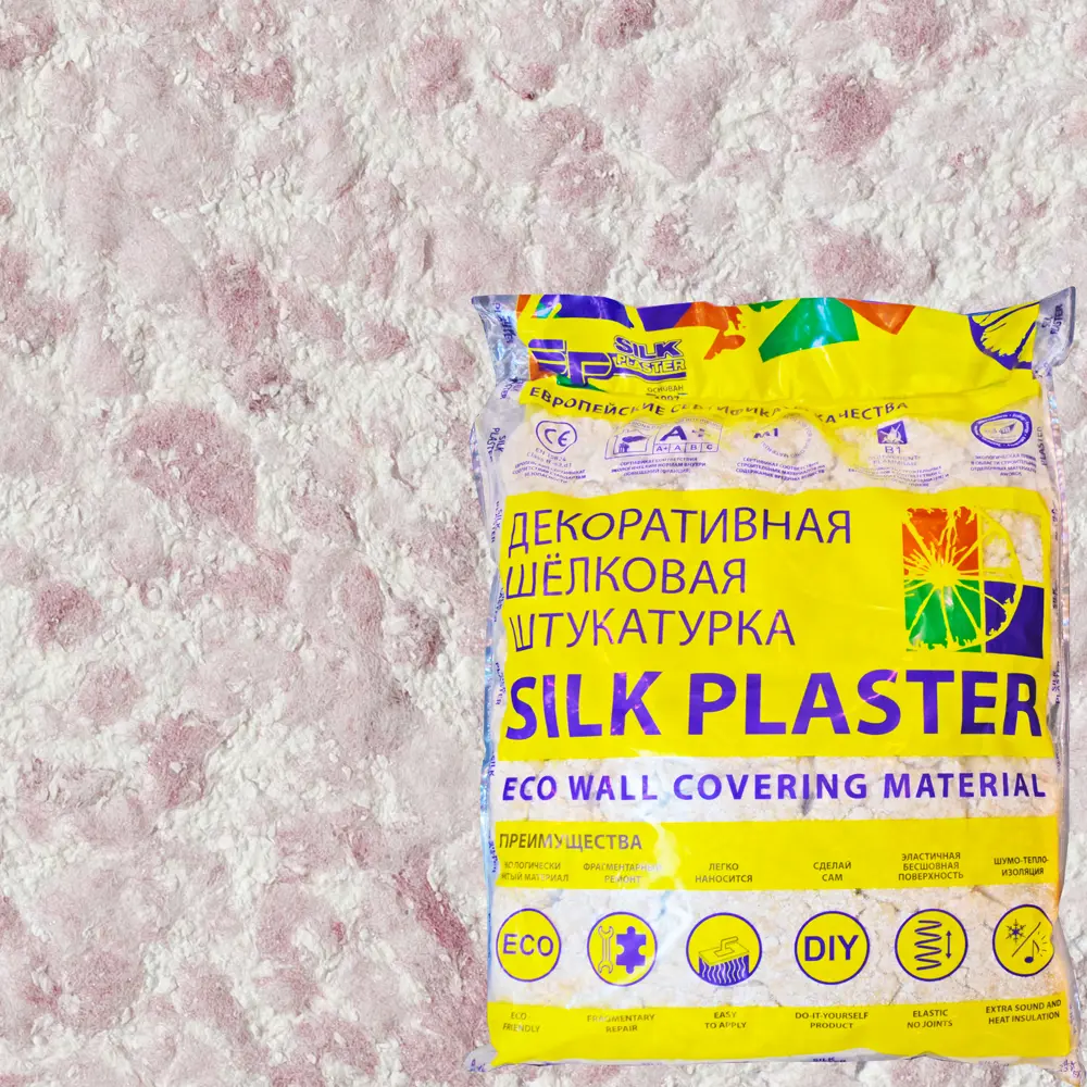 Жидкие обои Silk Plaster Рельеф 331 0.9 кг цвет лиловый STLM-2011455