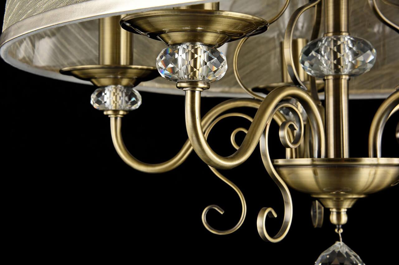 Подвесная люстра Freya Driana FR2405-PL-05C-BZ FREYA DRIANA 186113 Бежевый  - Вид №2