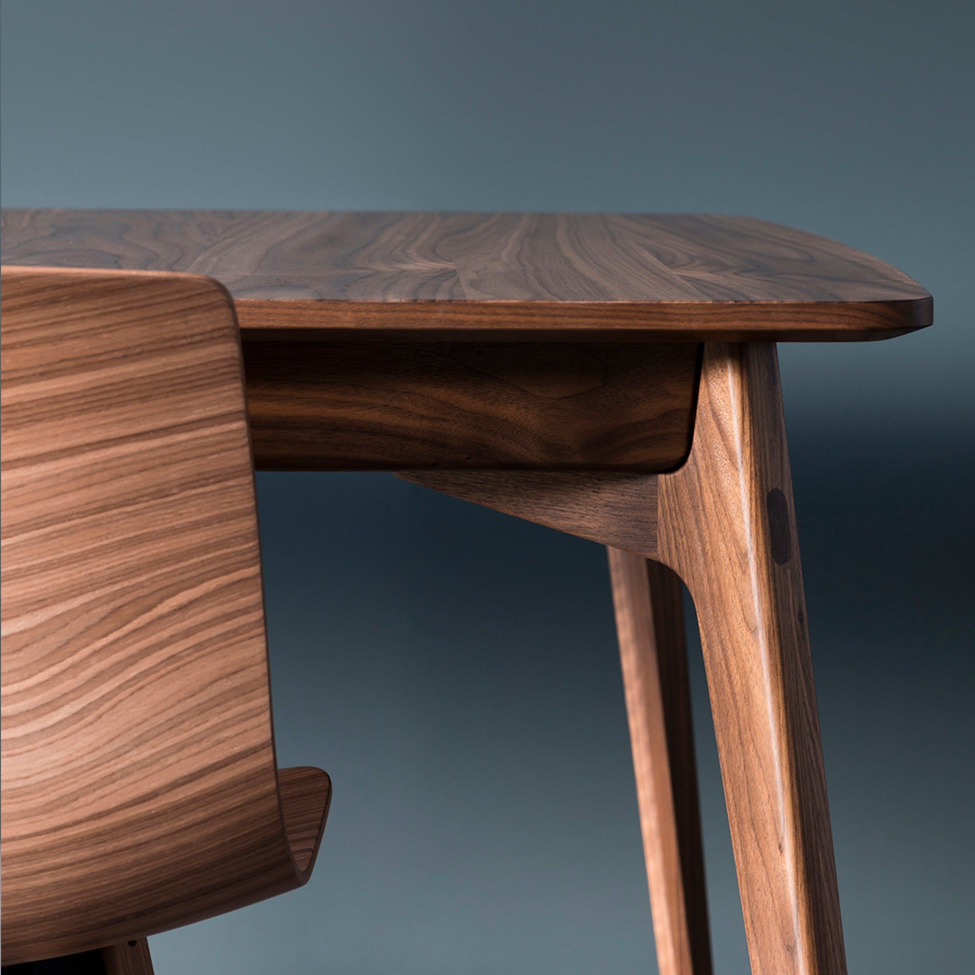 Прямоугольный выдвижной стол из грецкого ореха Case Далвич ARCH-00013769 - Вид №4