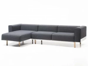 Diemme 3-х местный модульный тканевый диван с шезлонгом Bread