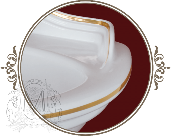 ML.MLD-25.762.BI Раковина-тюльпан Migliore Milady