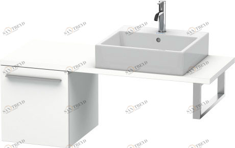 XL542101818 Шкафчик для компактной консоли X-Large #XL5421 400 x 478 мм Белый матовый, декор Duravit