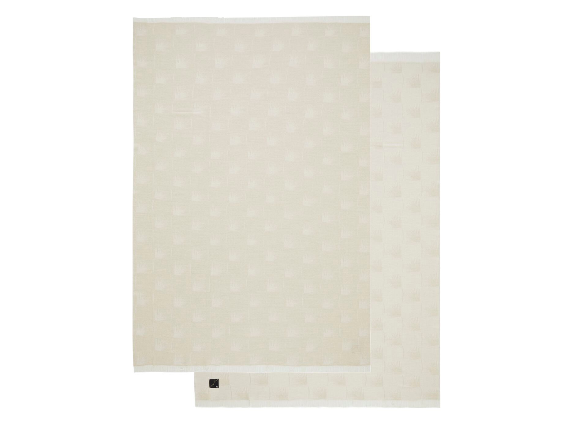 Шерстяной жаккардовый плед K-3 Sakura ARCH-00070778 - Вид №2