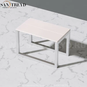 Effegibi LOGICA Скамейка 69 см с сидением из белого ламинированного керамогранита AS10021400