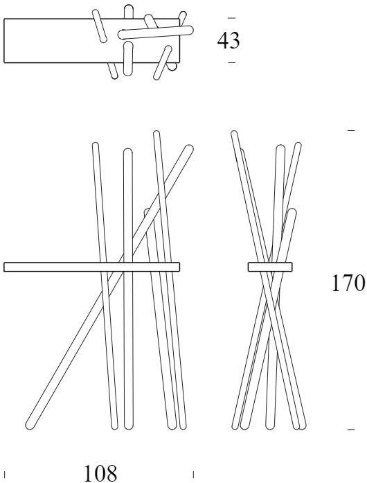 Tonin Casa Консоль / вешалка из дерева sun-id-1344868 - Вид №1