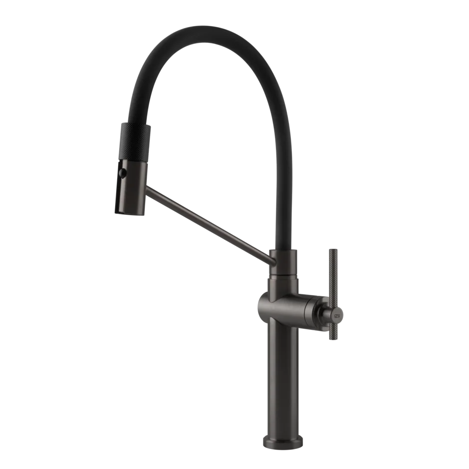 Смеситель для раковины 60664 707 Gessi Habito ЧЕРНЫЙ МЕТАЛЛ BR. PVD 60664707