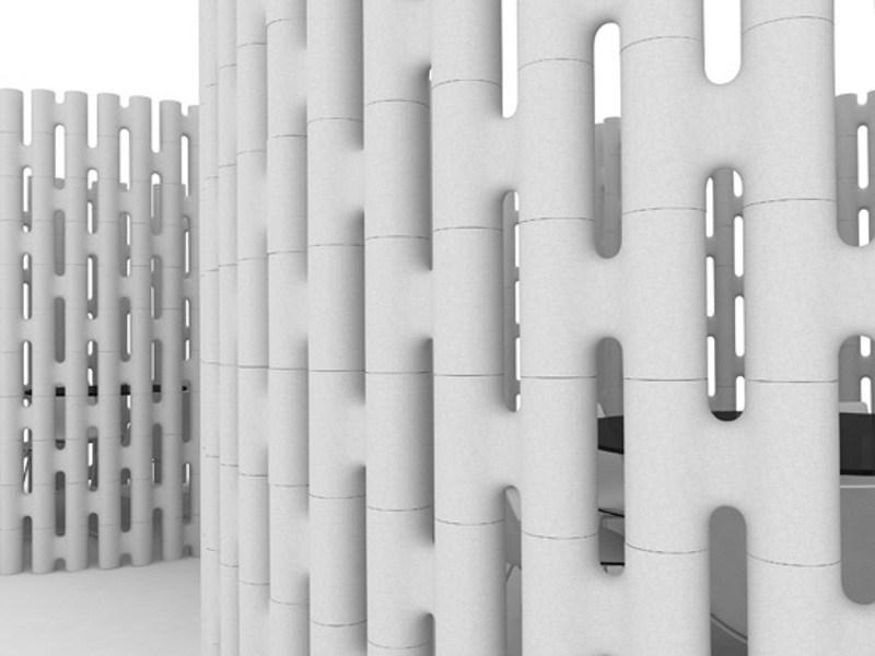 Movisi Отдельностоящая офисная перегородка из полипропилена sun-id-1514124 - Вид №7