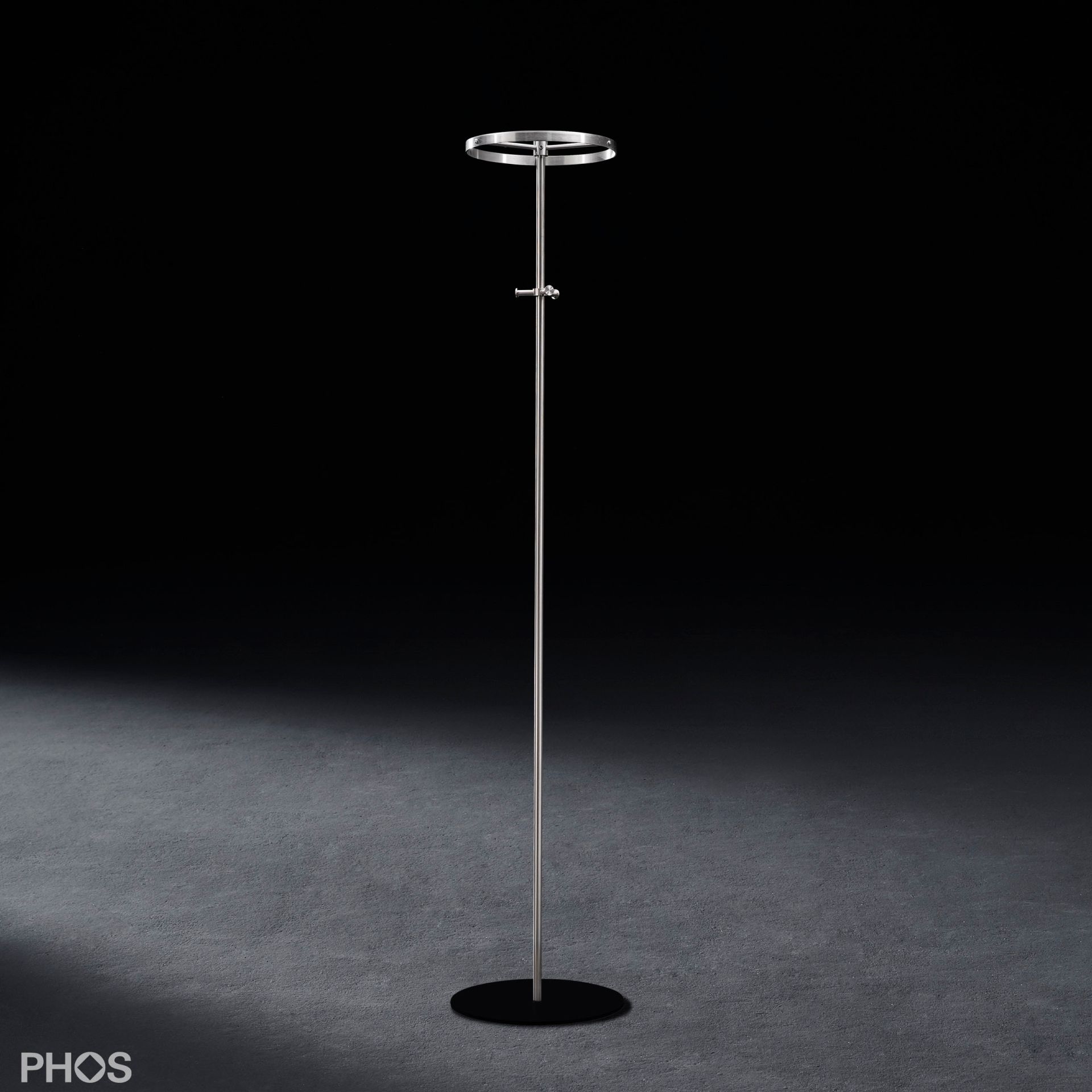 GSTC-BPS Круглая вешалка для одежды, опорная пластина: черная. PHOS 