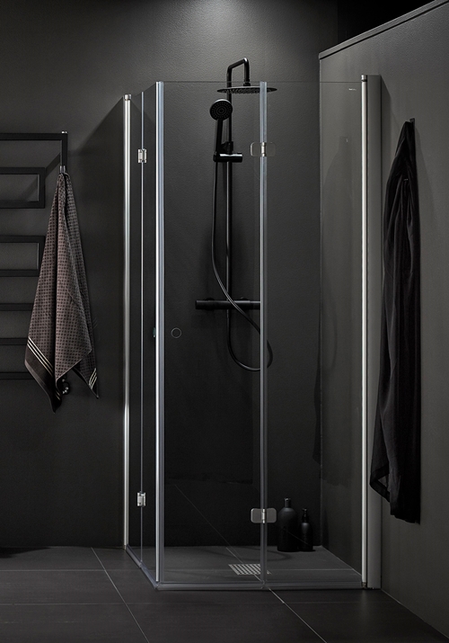 1450623 Душ Угловой Igloo Pro Vik 80X80 Прозрачное Стекло Hafa Прозрачный  - Вид №3