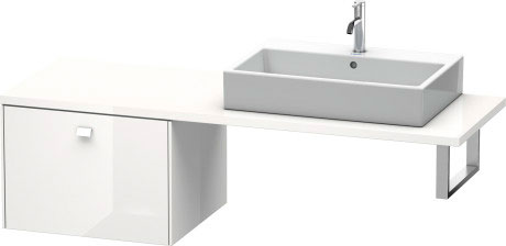 BR513309191 Brioso Шкафчик для консоли Серо-коричневый декор Duravit - Вид №2