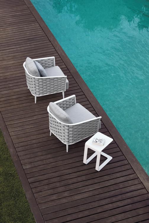 1 мест.ная лава веревка 45мм антрацит Manutti Cascade MNST750 - Вид №5