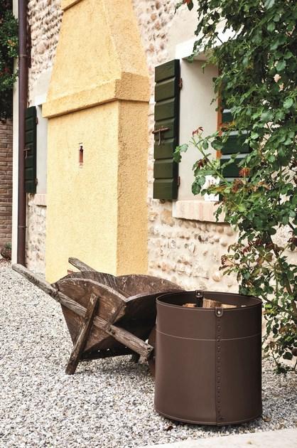 LIMAC design FIRESTYLE Подставка для дров из регенерированной кожи  Plgi47cc  - Вид №3