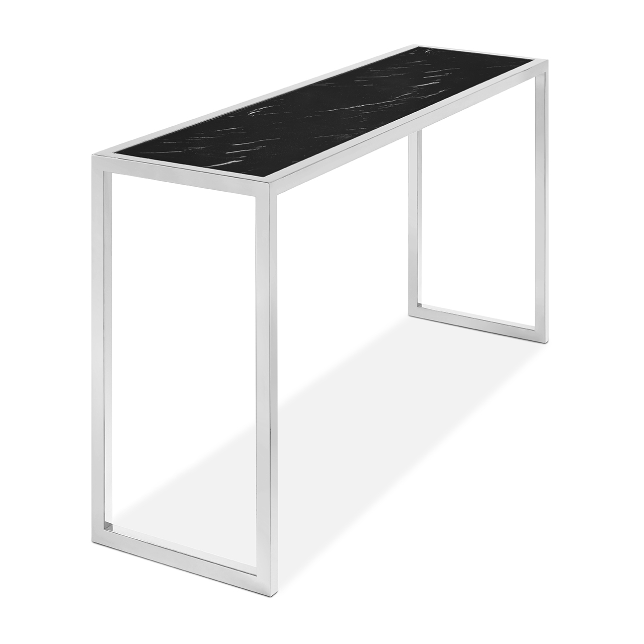 450287-BS ABHIKA КОНСОЛЬНАЯ КОРОНА ПРЯМАЯ H75 150X40 BLACK/SILVER  - Вид №9