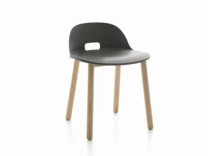 Emeco Низкий табурет со спинкой Alfi