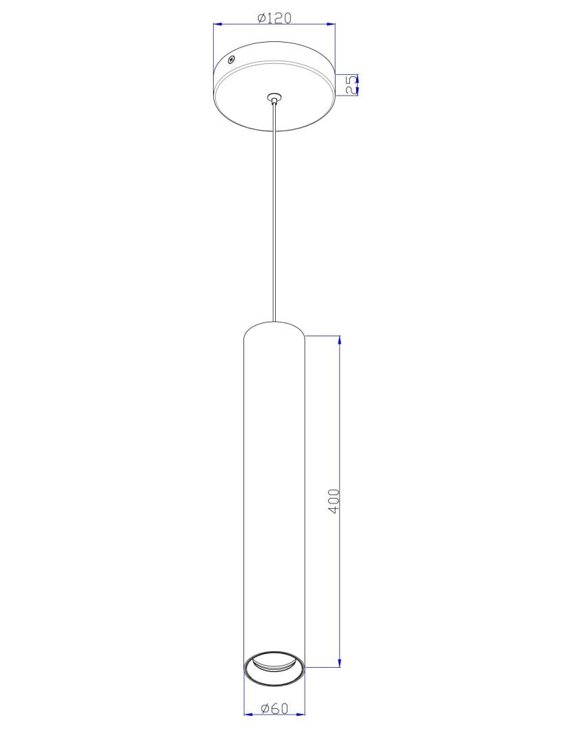 Алюминиевый подвесной светильник Maytoni PRO FOCUS ARCH-00106672 - Вид №23